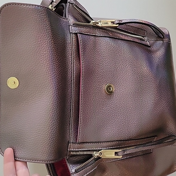 Y2K Juicy Couture Metallic Shoulder Bag with Gold Hardware - Picture 6 of 11